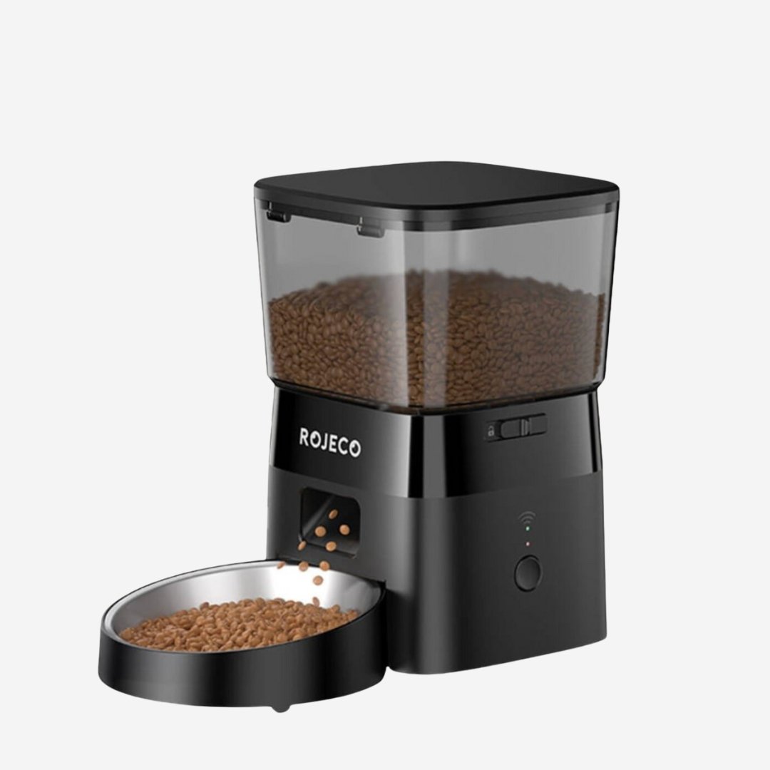 Charger l'image dans la galerie, Mangeoire distributeur automatique croquettes 2L Rojeco Wifi - ROJECO - Binaa